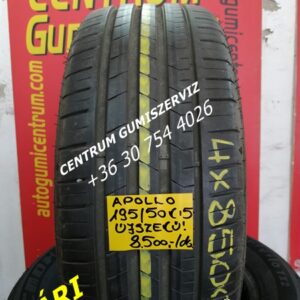 195/50r15 használt nyári gumi Apollo