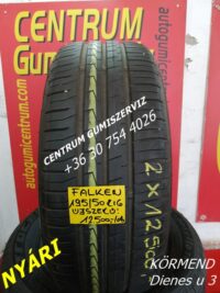 195/50r16 használt nyári gumi Falken 2db