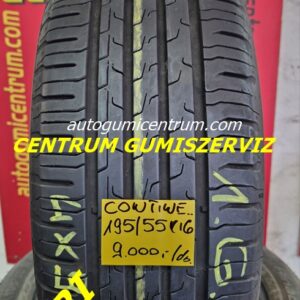 195/55r16 használt nyári gumi Continental 4db 1.g