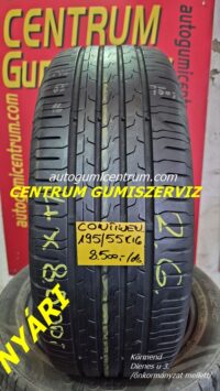 195/55r16 használt nyári gumi Continental 4db 2.g
