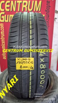 195/55r16 használt nyári gumi Kumho 4db