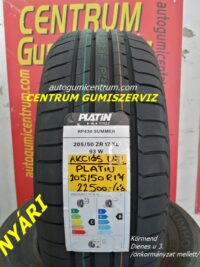 Platin nyári gumi
