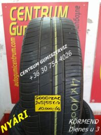 205/55r17 használt nyári gumi Goodyear 4db