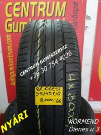 215/45r16 hasznalt nyari gumi Bridgestone 4db