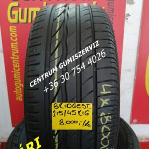 215/45r16 hasznalt nyari gumi Bridgestone 4db