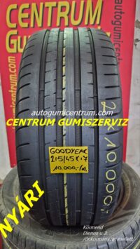 215/45r17 használt nyári gumi Goodyear 2db