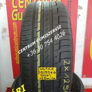 215/55r17 hasznalt nyari gumi Coninental 2db