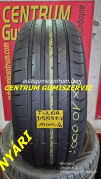 215/55r17 használt nyári gumi Fulda 2db