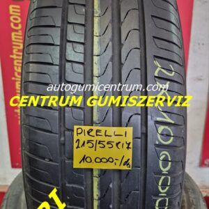 215/55r17 használt nyári gumi Pirelli 2db