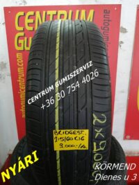 215/60r16 hasznalt nyari gumi Bridgestone 2db