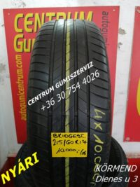 215/60r17 használt nyári gumi Bridgestone 4db