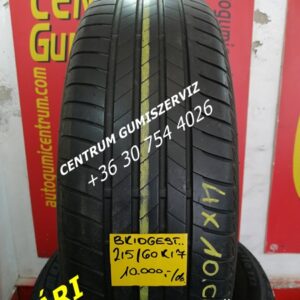 215/60r17 használt nyári gumi Bridgestone 4db