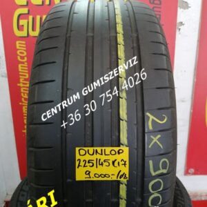 225/45r17 hasznalt nyari gumi Dunlop 2db