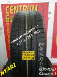 225/45r18 hasznalt nyari gumi Vredestein 2db