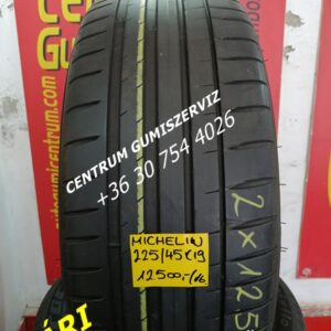 225/45r19 hasznalt nyari gumi Michelin 2db