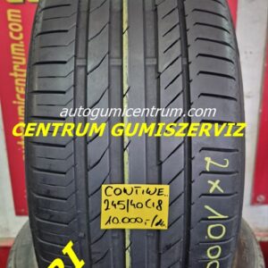 245/40r18 használt nyári gumi Continental 2db