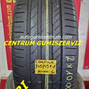 245/45r18 használt nyári gumi Continental 2db