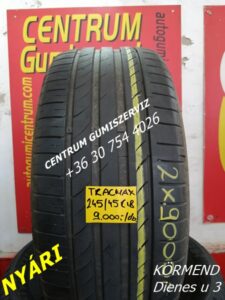 245 45r18 hasznalt nyari gumi tracmax-centrum gumiszerviz kormend