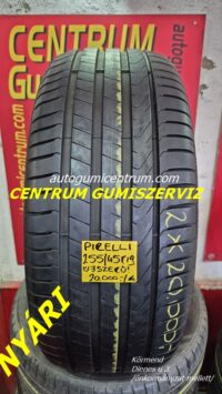 255/45r19 használt nyári gumi Pirelli 2db