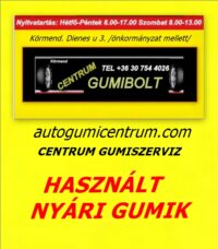 használt nyári gumik gumibolt és szerviz