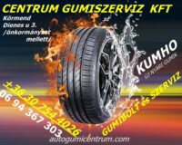 kumho akciós nyári gumi - gumibolt és szerviz - centrum gumiszerviz