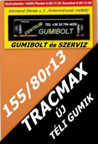 155 80r13 -tracmax új téli gumik-új téligumik-téli gumi