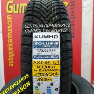 175-65R14 KUMHO négyévszakos gumi cetrum gumiszerviz kormend gumibolt és szerviz-autogumicentrum-
