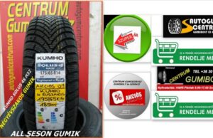175 65r14 KUMHO négyévszakos gumi - kumho all season - kumho - negyevszakos gumiki-all-season-gumik-4-evszakos - 4 evszakos - solus 4S HA32