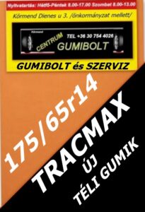 175 65r14 -tracmax új téli gumik-új téligumik-téli gumi-