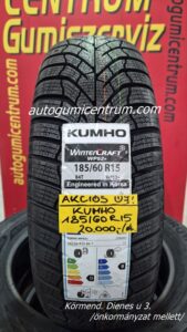 185 60r15 KUMHO új téli gumi - Kumho WinterCraft WP52+ 185 60 R15 88T téli gumi