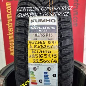 185 65R15 HA32 SOLUS 4S KUMHO-autogumicentrum cetrum gumiszerviz kormend gumibolt és szerviz-