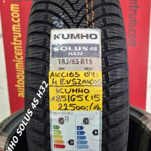 185/65R15 KUMHO négyévszakos gumi 2db