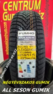 185-65R15-kumho solus 4s ha32 - 185-65R15 egész szezonban