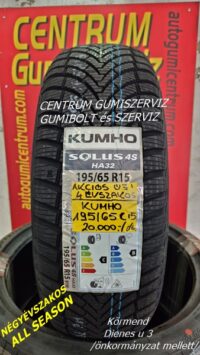 195 65R15 HA32 SOLUS 4S KUMHO-autogumicentrum cetrum gumiszerviz kormend gumibolt és szerviz-