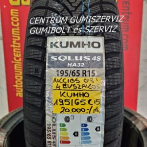 195 65R15 HA32 SOLUS 4S KUMHO-autogumicentrum cetrum gumiszerviz kormend gumibolt és szerviz-