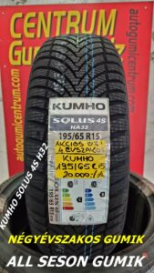 195 65R15 KUMHO SOLUS 4S H32 centrun gumiszerviz kormend-négyévszakos gumik--all season gumik-solus 4s h32 kumho-