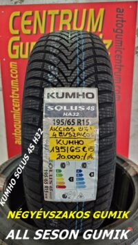 195 65R15 KUMHO SOLUS 4S H32 centrun gumiszerviz kormend-négyévszakos gumik--all season gumik-solus 4s h32 kumho-