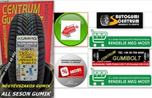 195 65R15 KUMHO négyévszakos gumi - kumho all season - kumho - negyevszakos gumiki-all-season-gumik-4-evszakos - 4 evszakos - solus 4S HA32