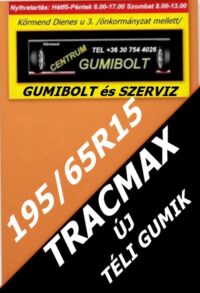 195 65R15 -tracmax új téli gumik-új téligumik-