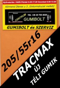 205 55r16-tracmax új téli gumik-új téligumik-téli gumi-téligumi-