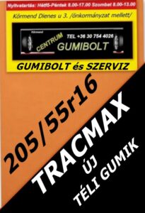 205 55r16-tracmax új téli gumik-új téligumik-téli gumi-téligumi-