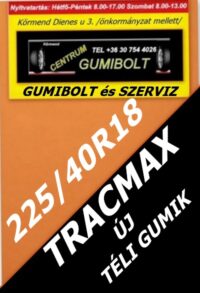 225 40R18-tracmax új téli gumik-új téligumik