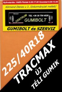 225 40R18-tracmax új téli gumik-új téligumik