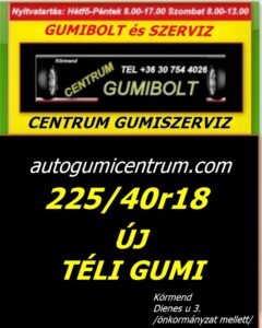 225 40r18 új téli gumik centrum gumiszerviz kft-gumibolt és szerviz kormend autogumicentrum com--