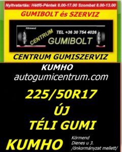 225 50R17 uj-kumho-teli-gumi-centrum-gumiszerviz-kft-gumibolt-es-szerviz-kormend-autogumicentrum-com-