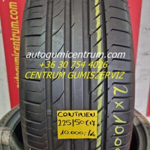 225 50r17 használt nyári gumi Continental-centrum gumiszerviz kormend