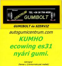 KUMHO ecowing es31 nyári gumi.- centrum-gumiszerviz-kft-gumibolt-es-szerviz-kormend-autogumicentrum-kumho ecowing nyári gumi-kumho es31 nyári