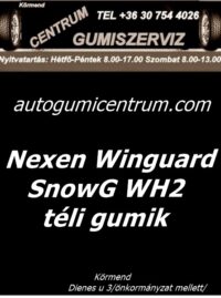 Nexen Winguard SnowG WH2 téli gumik-- centrum gumiszerviz-gumibolt és szerviz-nexen áj téligumi