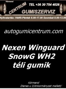Nexen Winguard SnowG WH2 téli gumik-- centrum gumiszerviz-gumibolt és szerviz-nexen áj téligumi