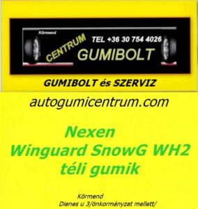 Nexen Winguard SnowG WH2 téli gumik- centrum gumiszerviz-gumibolt és szerviz-nexen áj téligumi
